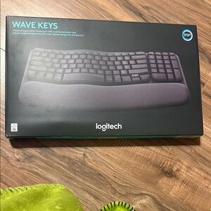 Logitech Wave Keys Ergonomic Keyboard - Black